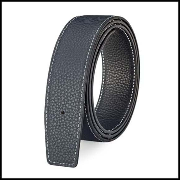 Reversible Genuine Leather Belt Strap 1.5\